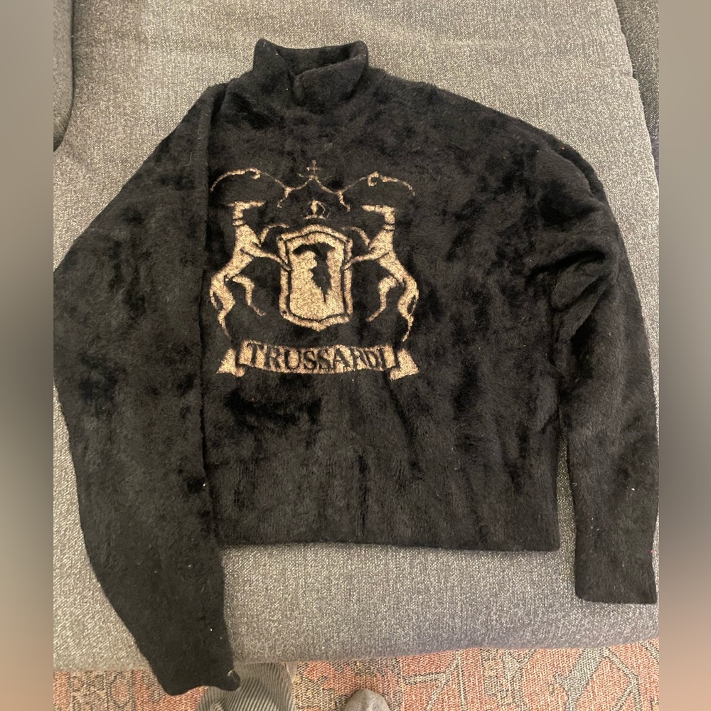 Trussardi fuzzy sweater
